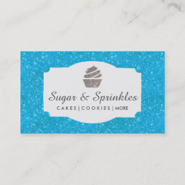 Padaria & cartões de visitas azuis de