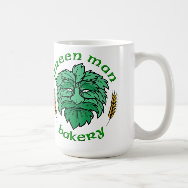 Padaria do homem verde - caneca do glúten do amor (Direita)