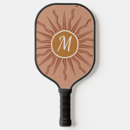 Paddel de Pickleball Inital Personalizado do Boho