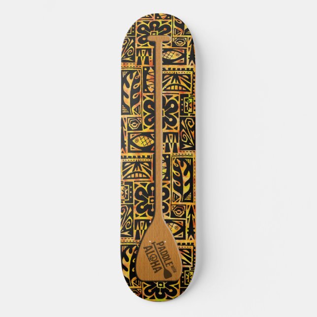 Paddle com o skate Aloha (Frente)