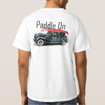 Paddle em Classic Car Design - T-Shirt Valor Mascu
