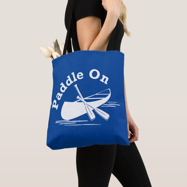 Paddle On Design - Bolsa Tote com Impressão Total, (Close Up)