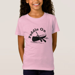 Paddle On Design - Camiseta de Jersey Fina para Me