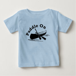 Paddle On Design - Camiseta de Jersey Fino para Be