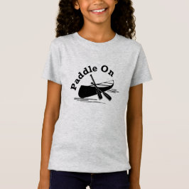 Paddle On Design - Camiseta de Jersey Fino para Me