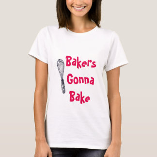 Padeiros que vão cozer o t-shirt