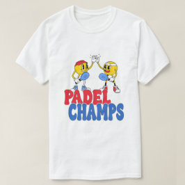 Padel Champs | Camiseta Retro Cartoon Esportes Hig