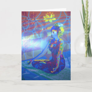 padmasana 2011 digital como cartão de saudação