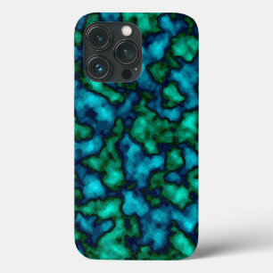 Padrão Abstrato azul e verde