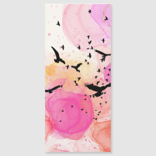 padrão abstrato de aves coloridas