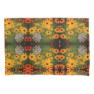 Padrão Abstrato de Flores de Campo de Susan Olhada