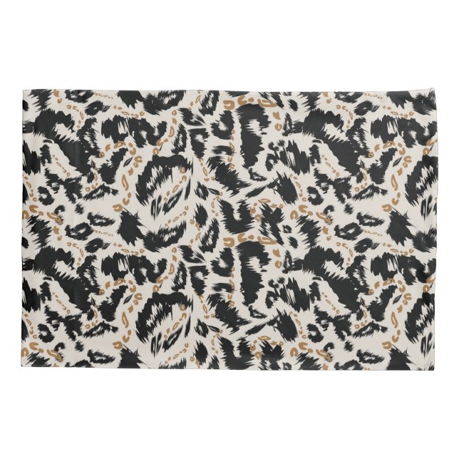 Padrão Abstrato de Leopardo Africano Boêmio (Verso)