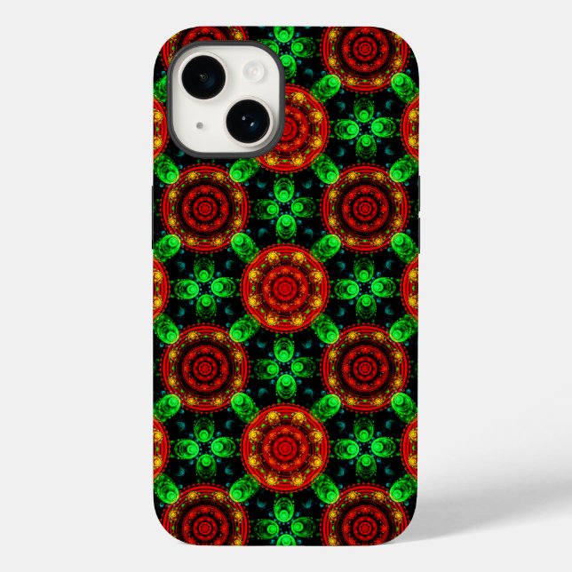 Padrão Abstrato Floral Moderno Boho Elegante #504 (Verso)