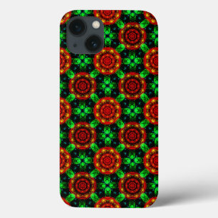 Padrão Abstrato Floral Moderno Boho Elegante #504