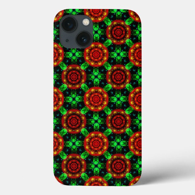 Padrão Abstrato Floral Moderno Boho Elegante #504 (Verso)