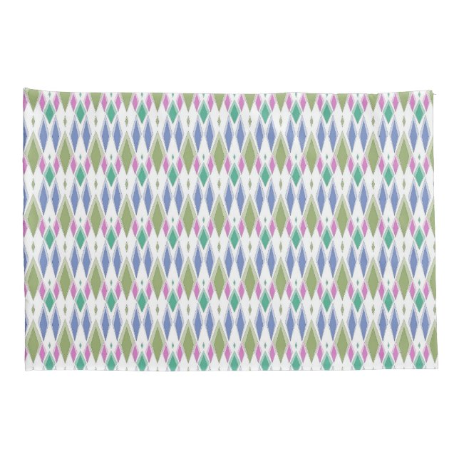 Padrão abstrato geométrico simples multicolorido (Parte Traseira - Direita)