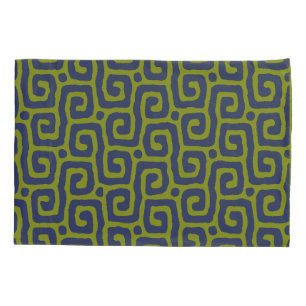 padrão abstrato moderno verde e azul