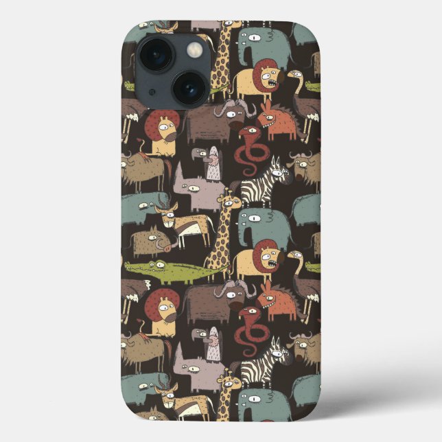 Padrão Africano de Animais (Verso)