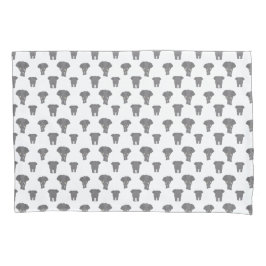 Padrão afro-africano de elefante frontal e traseir