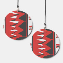 Padrão Afrofuturista de Mazipoodles - Cinza de esc