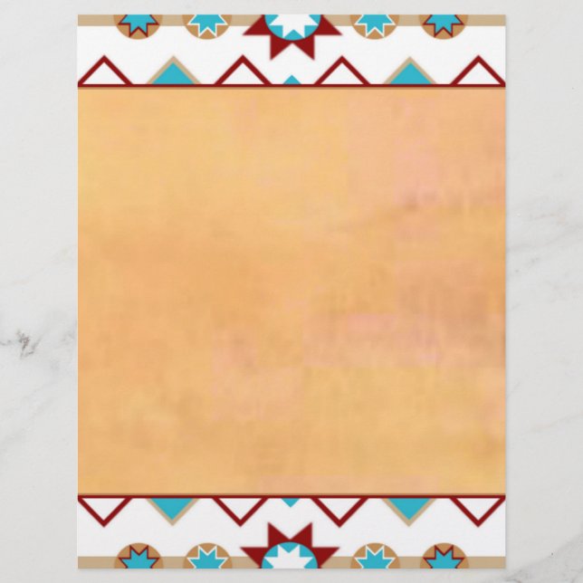 Padrão Americano Nativo Letterhead (Frente)