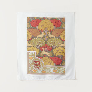 Padrão Animal de Tapeçaria Medieval