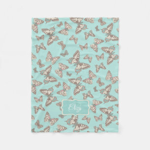 Padrão aqual de borboleta pintada chamado cobertor