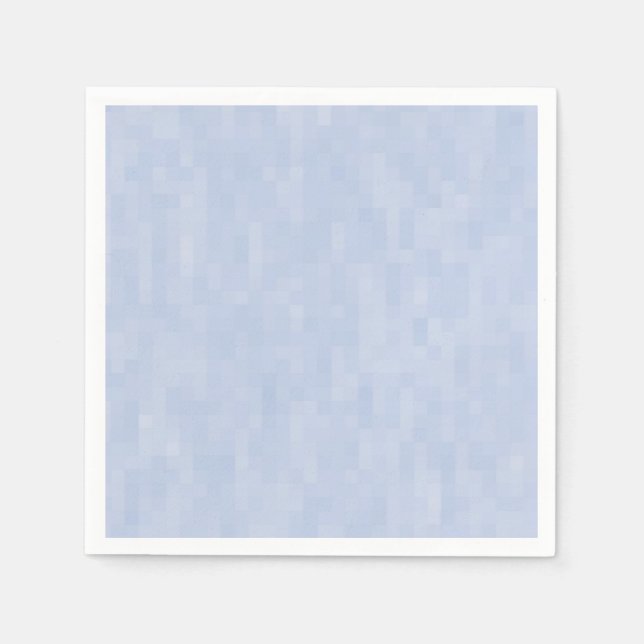 padrão azul claro - guardanapo de papel para festa (Frente)