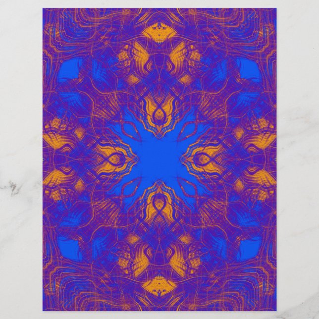 Padrão azul e amarelo (Frente)