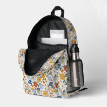 Padrão Boho de Prado de Flores Silvestres