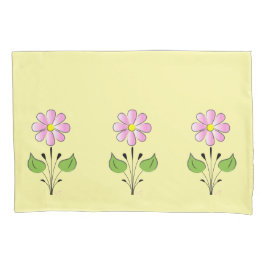 Padrão bonito da Flor Cor-de-Rosa Amarelo-Cor-de-A