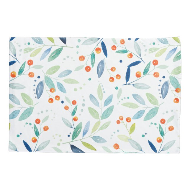 Padrão Botânico das Aquarelas do Pastel Elegante (Verso)