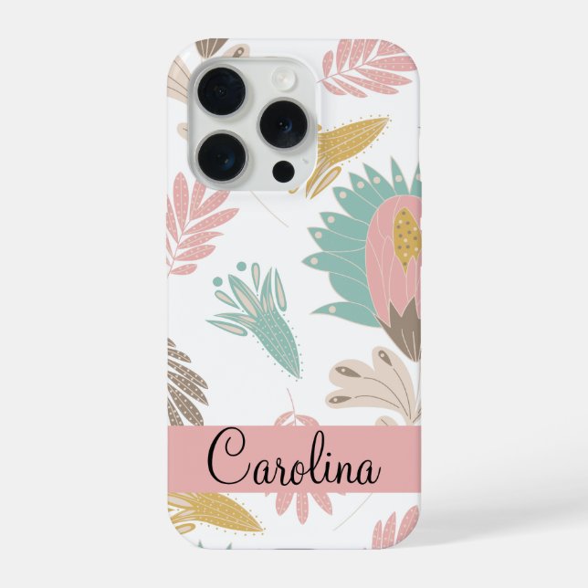 padrão botânico floral giro (Verso)