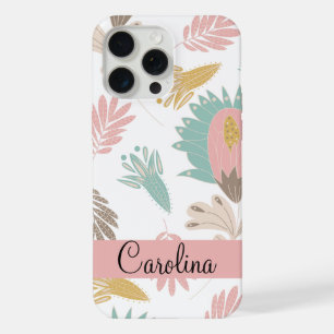 padrão botânico floral giro