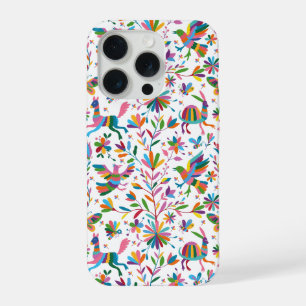 Padrão Brilhante do estilo Otomi mexicano