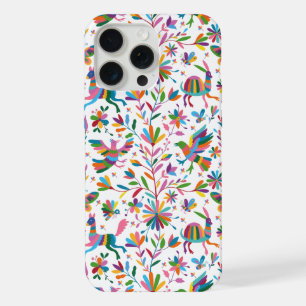 Padrão Brilhante do estilo Otomi mexicano