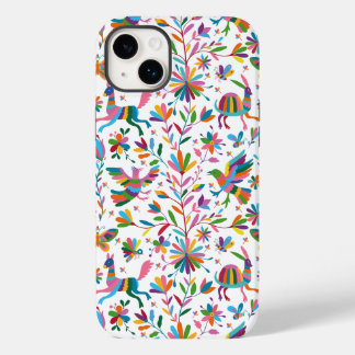 Padrão Brilhante do estilo Otomi mexicano