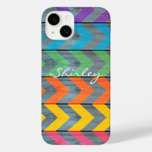 Padrão Chevron em Textura de Madeira por Shirley T