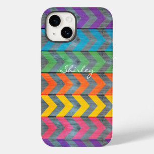 Padrão Chevron em Textura de Madeira por Shirley T