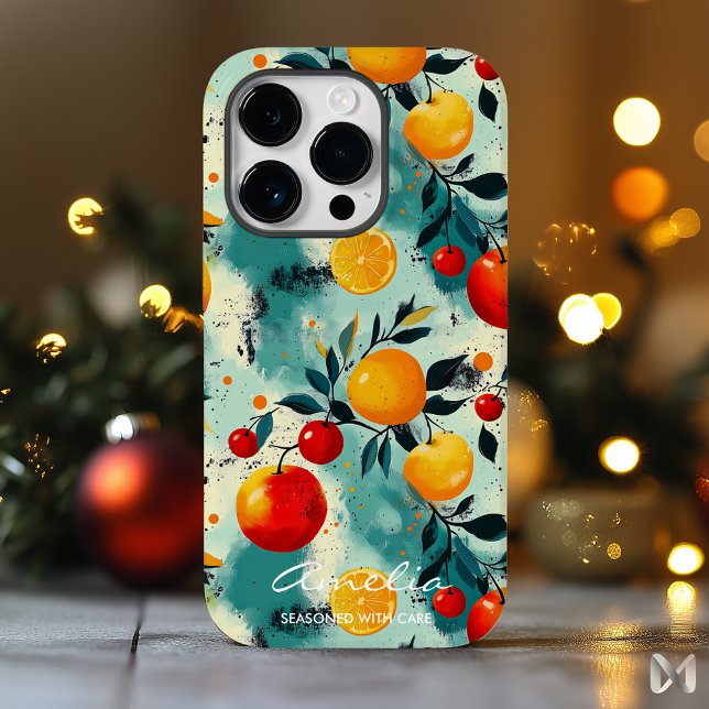 Padrão Colorido de Frutas com Citrinos e Bagas (Criador carregado)
