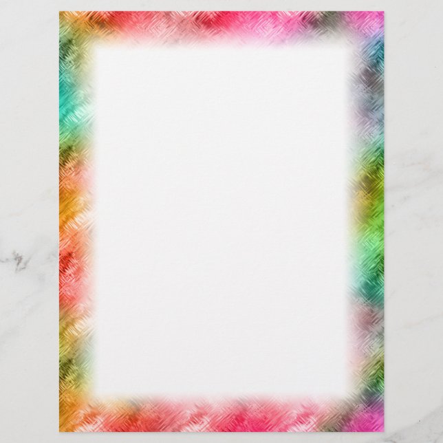 Padrão Colorido de Vidro Cristal (Frente)