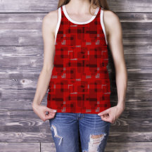 Padrão Colorido Vermelho Geométrico