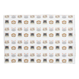 Padrão com Cabeças de Gato Fofo