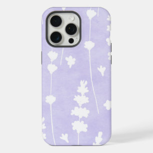 Padrão contínuo de lavanda em aquarela