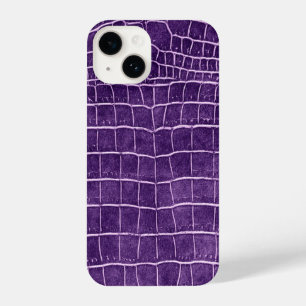 Padrão Crocodilo de Faux Roxo