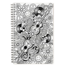 Padrão cultural hippie de arte rabiscada branca
