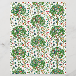 Padrão da Árvore da Vida de William Morris, Verde 