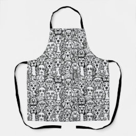 Padrão da cabeça do cão