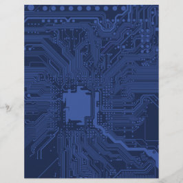 Padrão da placa-mãe do Geek azul