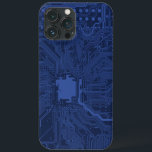 Padrão da placa-mãe do Geek azul<br><div class="desc">Padrão da motherboard do geek azul. Visite minha loja para mais produtos com designs de alta qualidade! --></div>